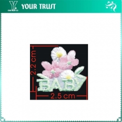 FLOWER BABY EMBROIDERY APPLIQUE