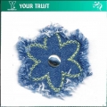 DENIM FLOWER EMBROIDERY PATCH
