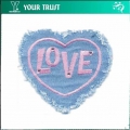 LOVE DENIM EMBROIDERY APPLIQUE