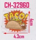 TACO EMBROIDERY APPLIQUE