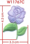 ROSE EMBROIDERY PATCH