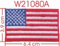 USA FLAG EMBROIDERY APPLIQUE
