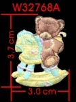 BABY BEAR  EMBROIDERY APPLIQUE