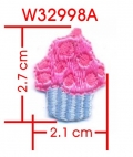 CUPCAKE EMBROIDERY APPLIQUE