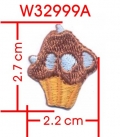 CUPCAKE EMBROIDERY APPLIQUE