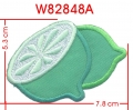 LEMON/LIME EMBROIDERY PATCHE